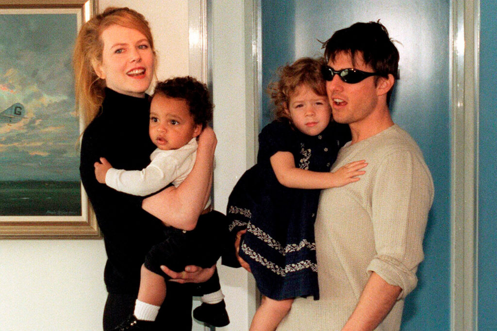 tom cruise with kids