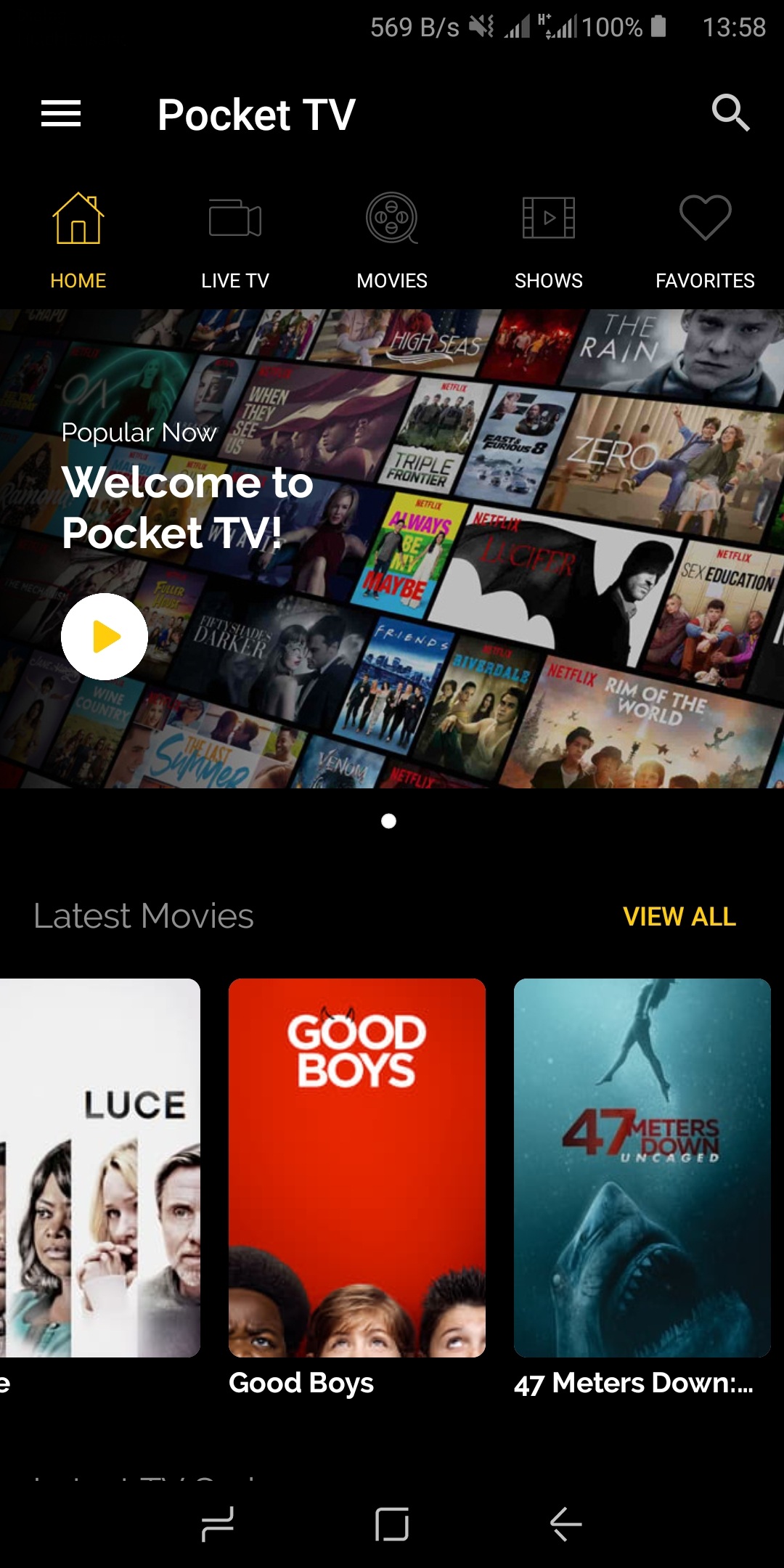 Pocket TV Mod Apk: Description, Features, UI and More