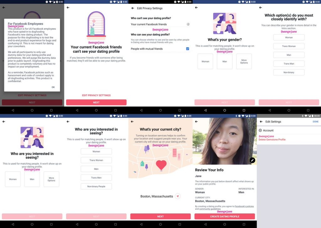 Facebook Dating app is in the making; Currently in internal testing phase
