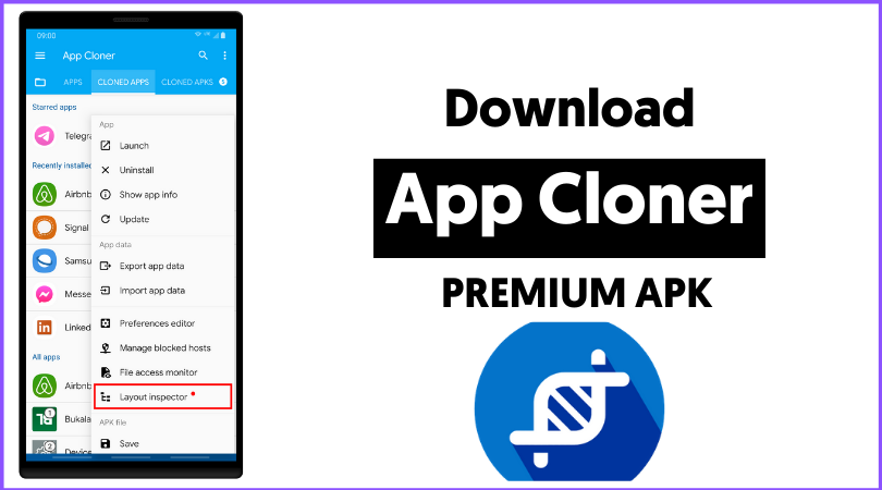 App Cloner Premium Version Free Download and more