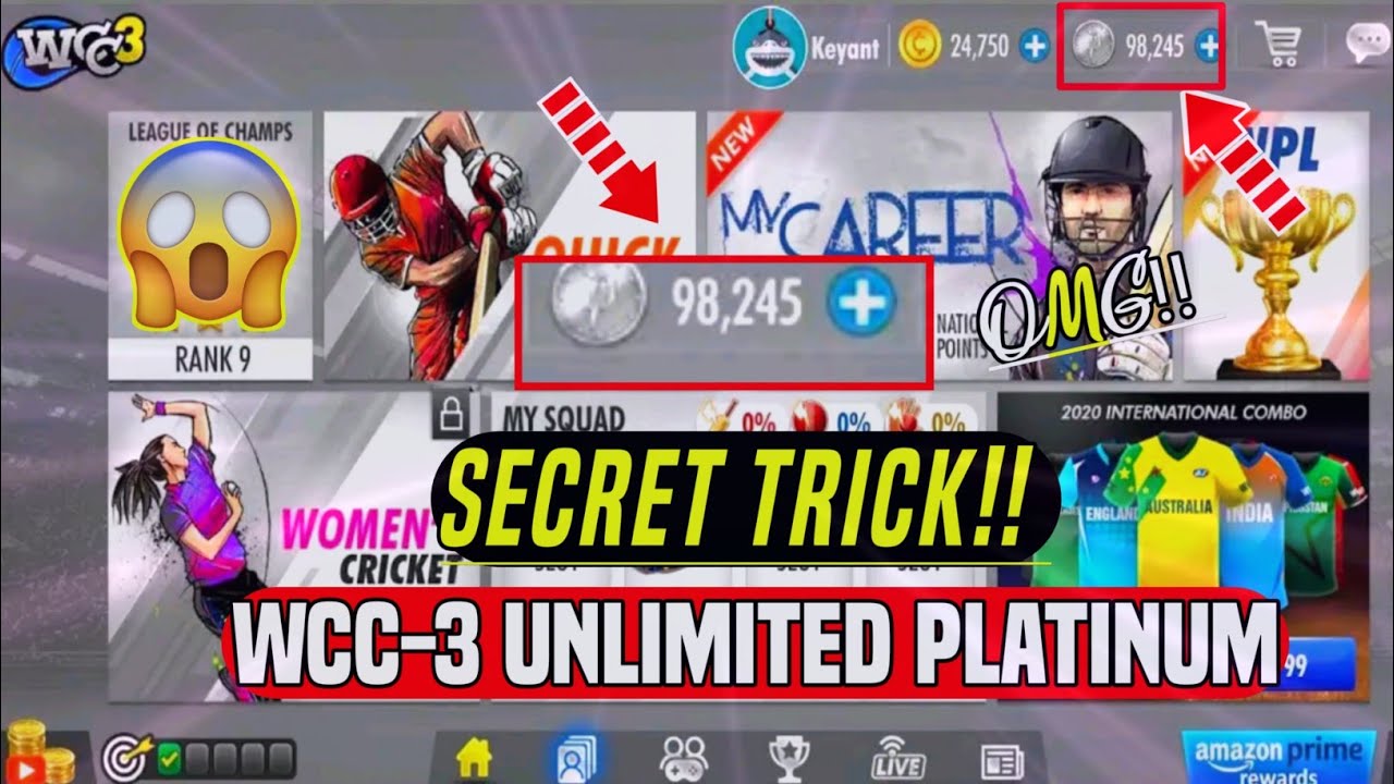 WCC3 Mod Apk: How to get Free Skins and Unlimited Coins?